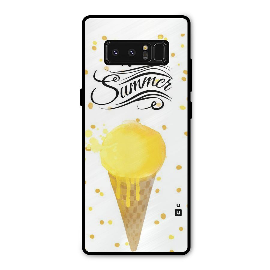 Ice Cream Summer Metal Back Case for Galaxy Note 8
