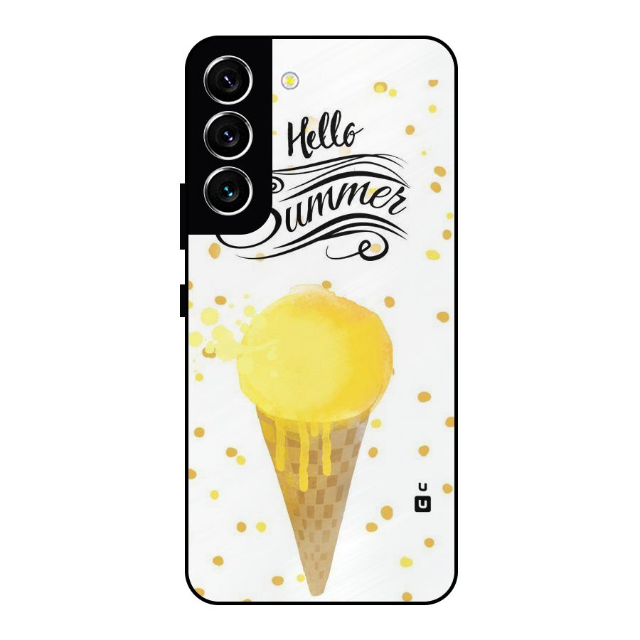Ice Cream Summer Metal Back Case for Galaxy S22 5G