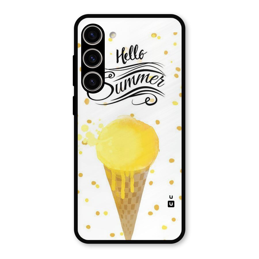 Ice Cream Summer Metal Back Case for Galaxy S23 Plus
