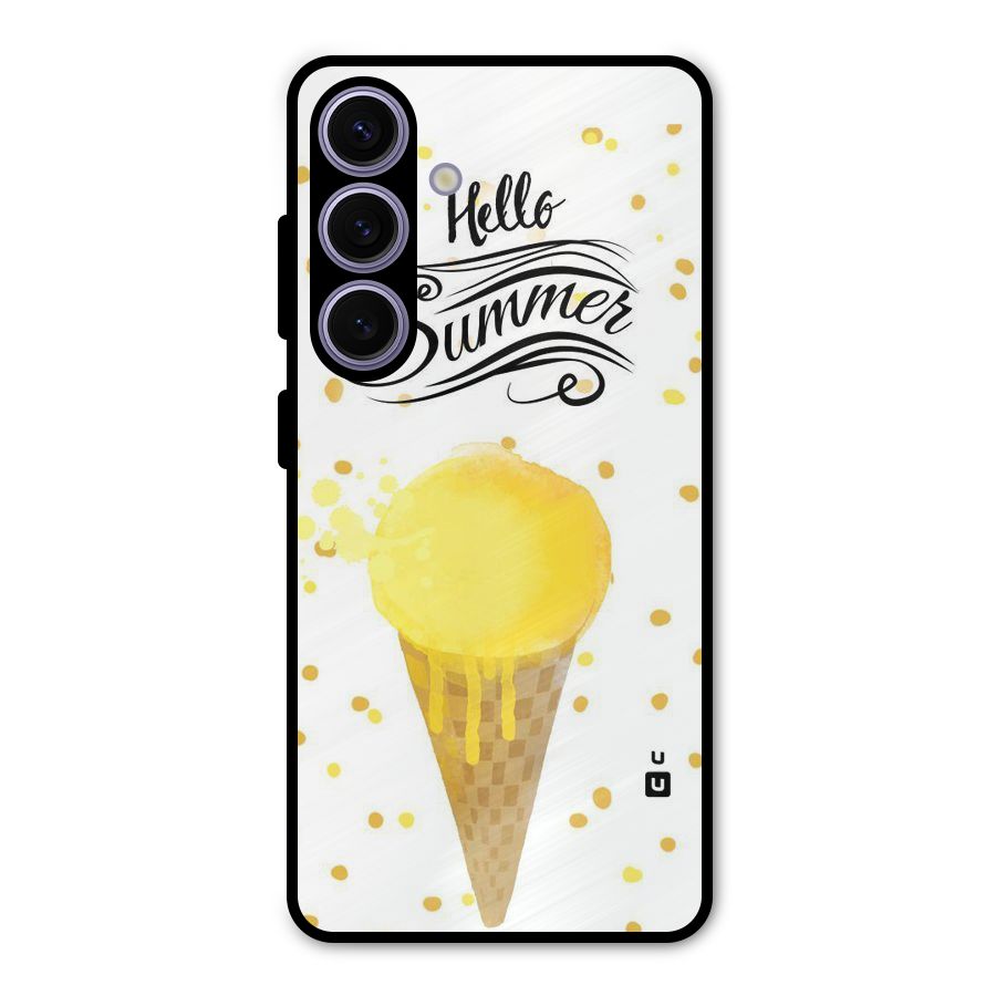 Ice Cream Summer Metal Back Case for Galaxy S24