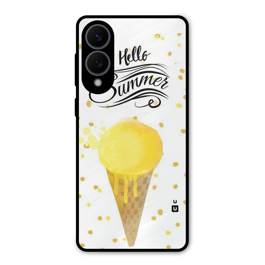 Ice Cream Summer Metal Back Case for Galaxy S25 Edge