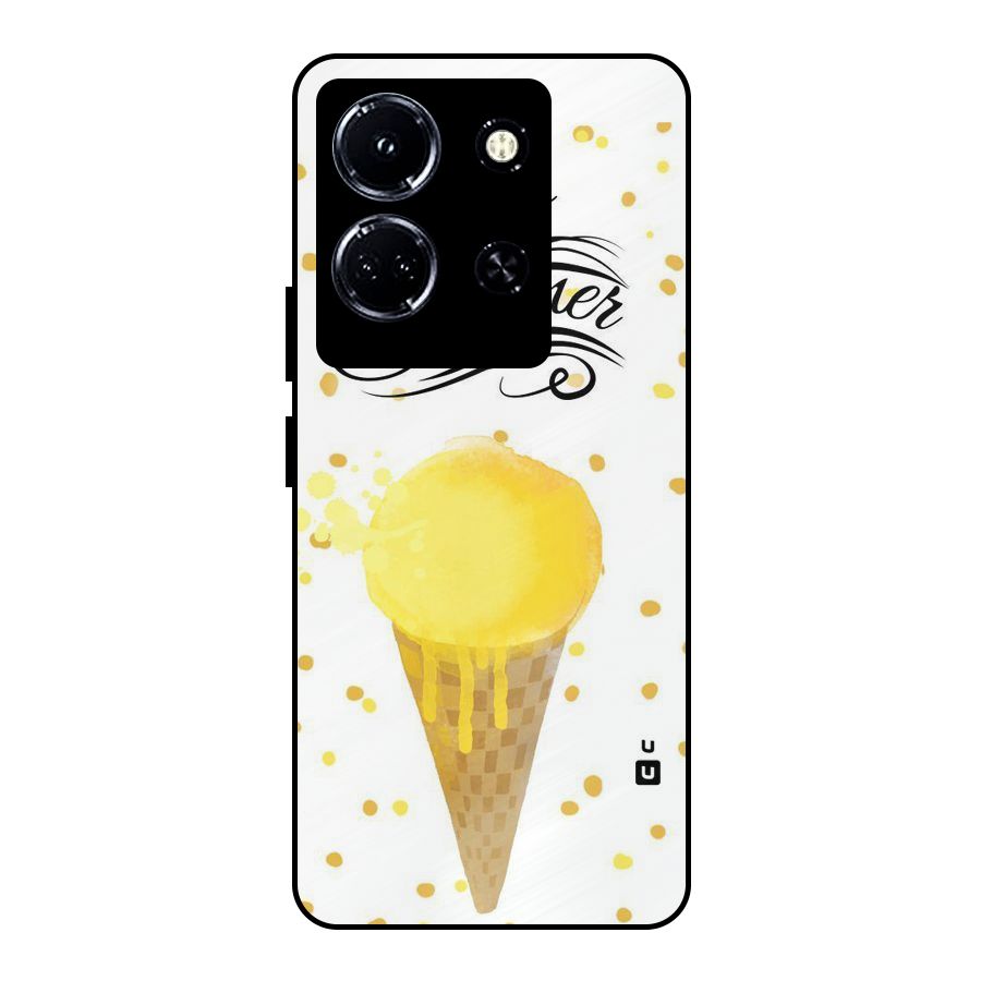 Ice Cream Summer Metal Back Case for Infinix Note 30 5G