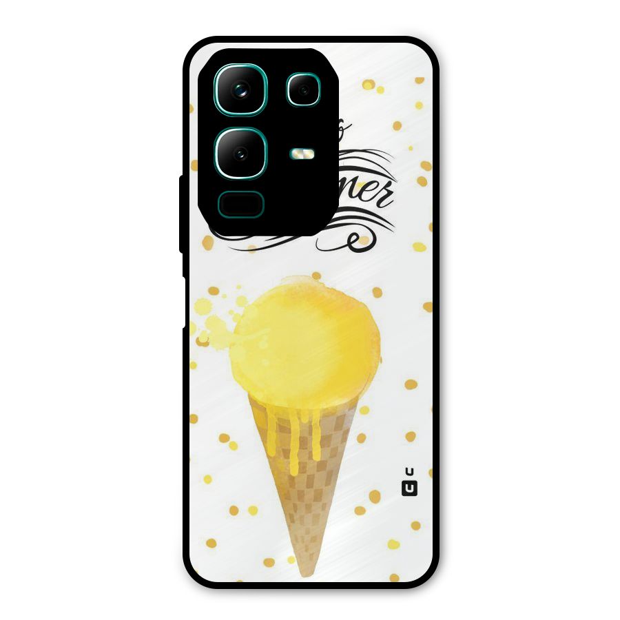 Ice Cream Summer Metal Back Case for Infinix Note 50x
