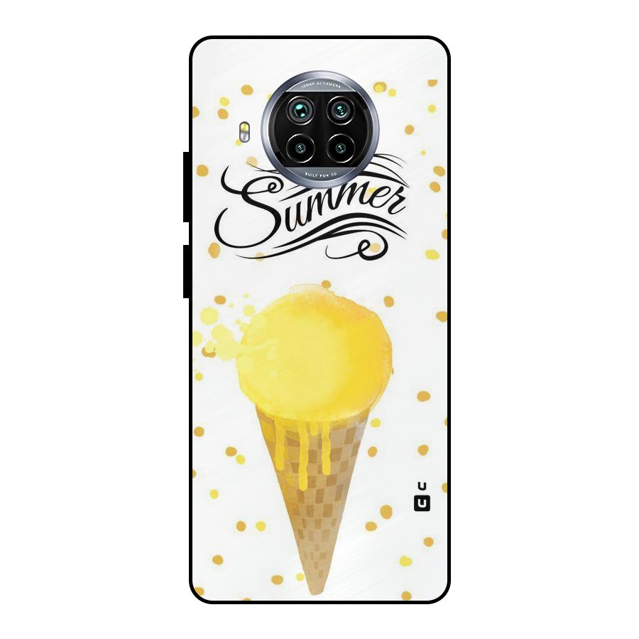 Ice Cream Summer Metal Back Case for Mi 10i