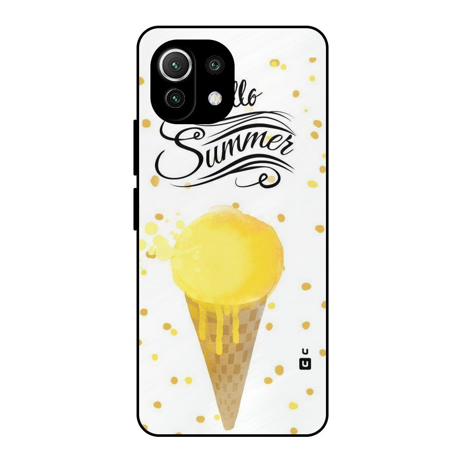 Ice Cream Summer Metal Back Case for Mi 11 Lite NE 5G