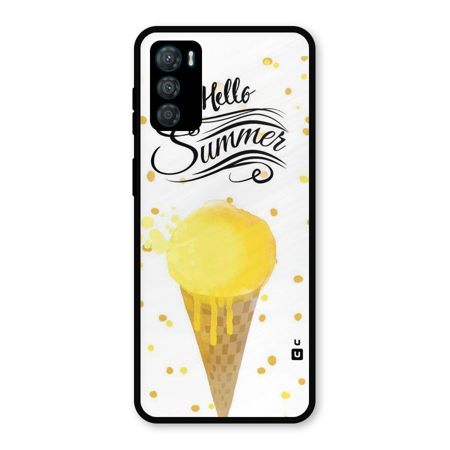 Ice Cream Summer Metal Back Case for Moto G42