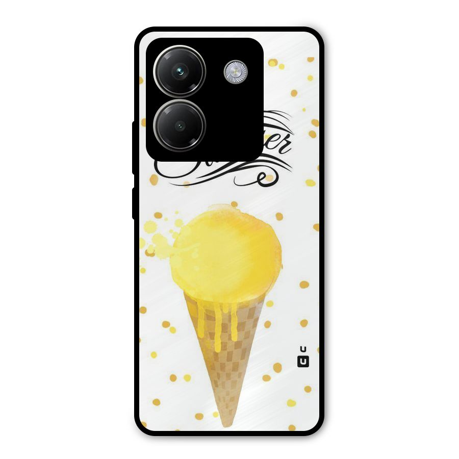 Ice Cream Summer Metal Back Case for Poco M7 Pro 5G