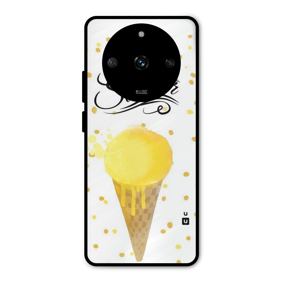 Ice Cream Summer Metal Back Case for Realme Narzo 60 5G