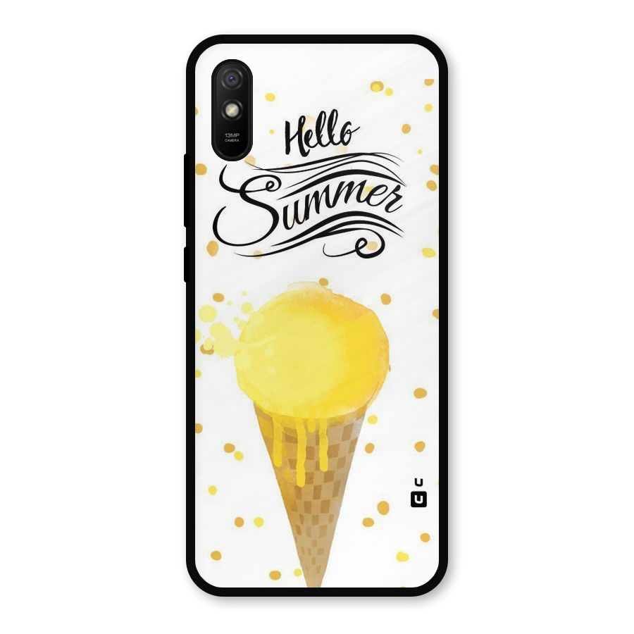 Ice Cream Summer Metal Back Case for Redmi 9a