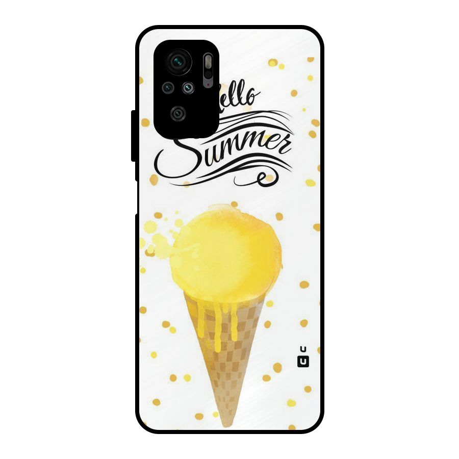 Ice Cream Summer Metal Back Case for Redmi Note 11 SE