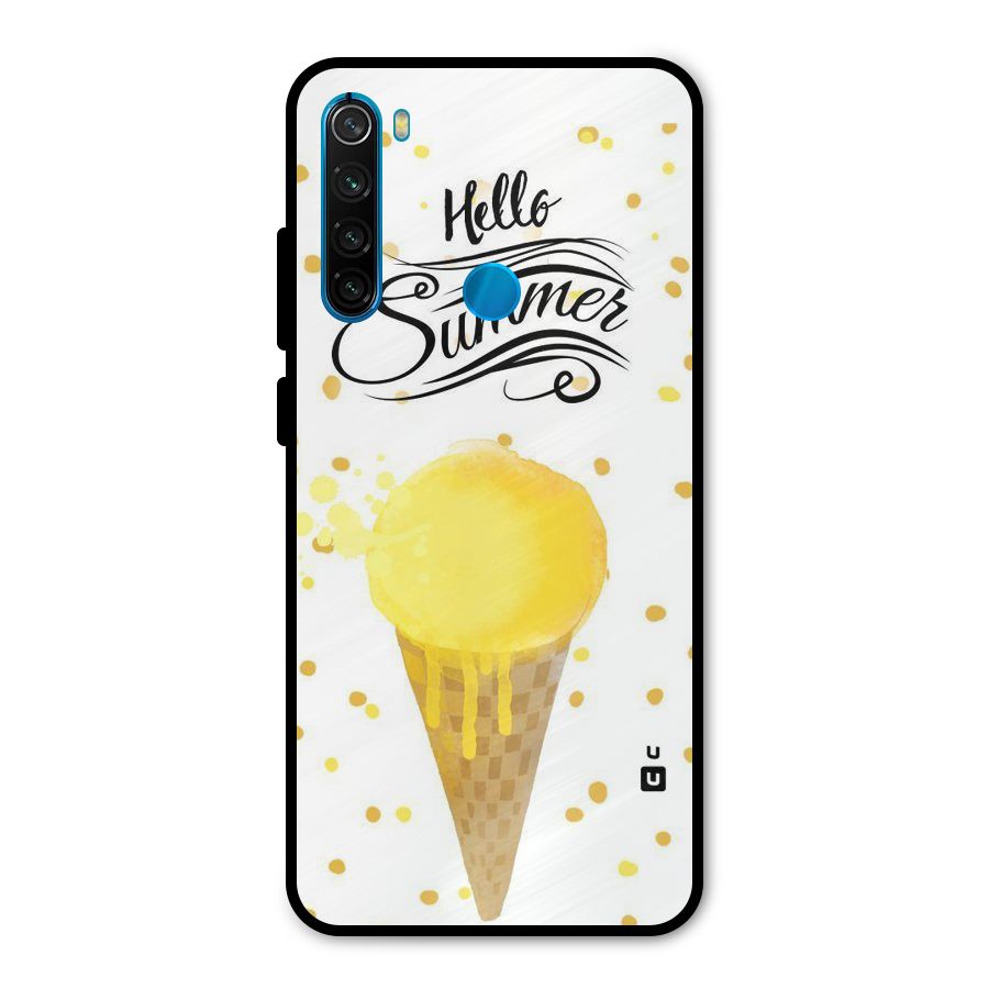 Ice Cream Summer Metal Back Case for Redmi Note 8