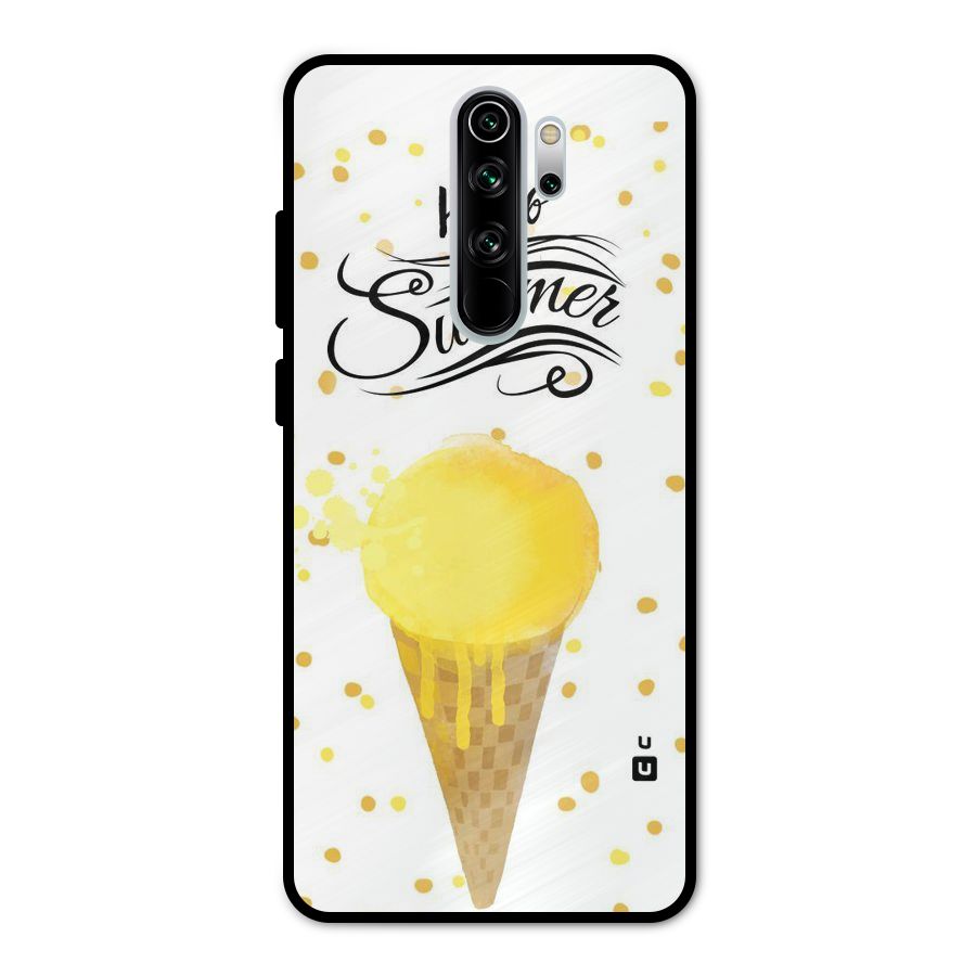 Ice Cream Summer Metal Back Case for Redmi Note 8 Pro