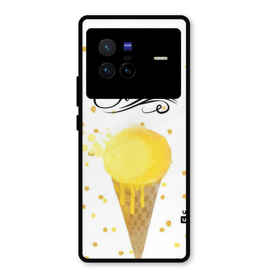 Ice Cream Summer Metal Back Case for Vivo X80