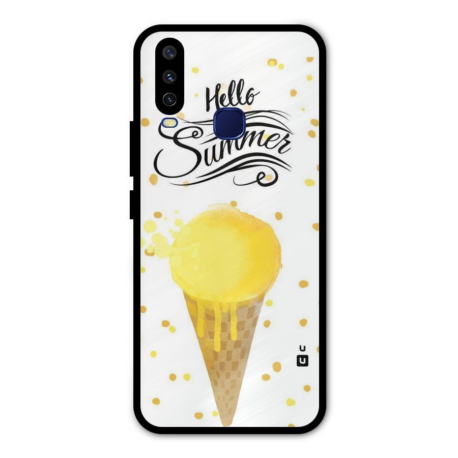 Ice Cream Summer Metal Back Case for Vivo Y15