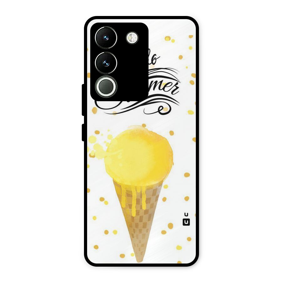 Ice Cream Summer Metal Back Case for Vivo Y200