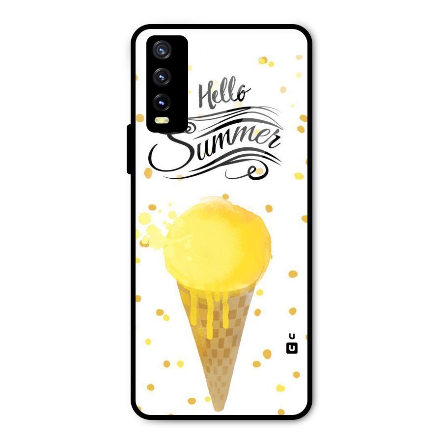 Ice Cream Summer Metal Back Case for Vivo Y20t