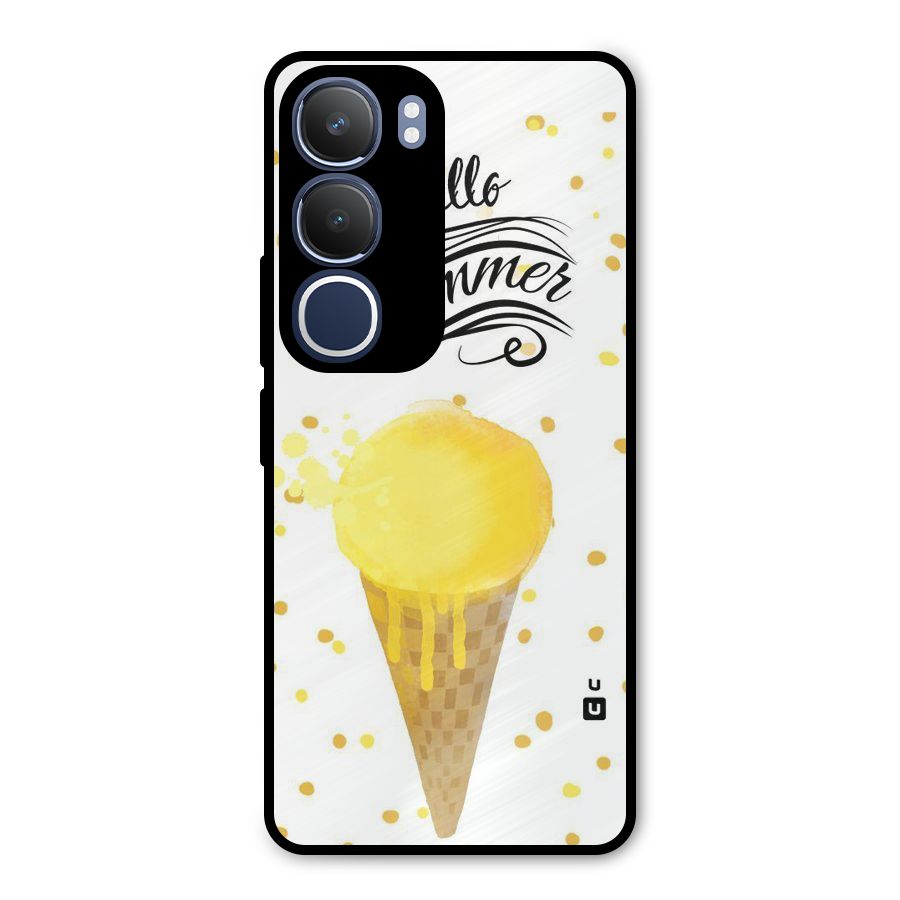 Ice Cream Summer Metal Back Case for Vivo Y29