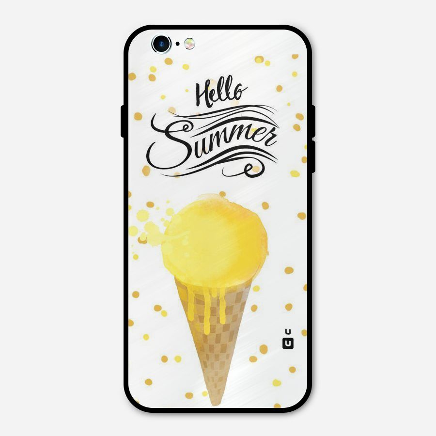 Ice Cream Summer Metal Back Case for iPhone 6 6s