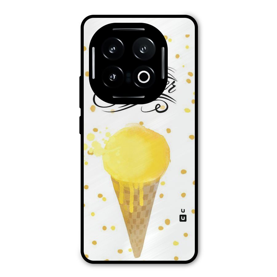 Ice Cream Summer Metal Back Case for iQOO 13