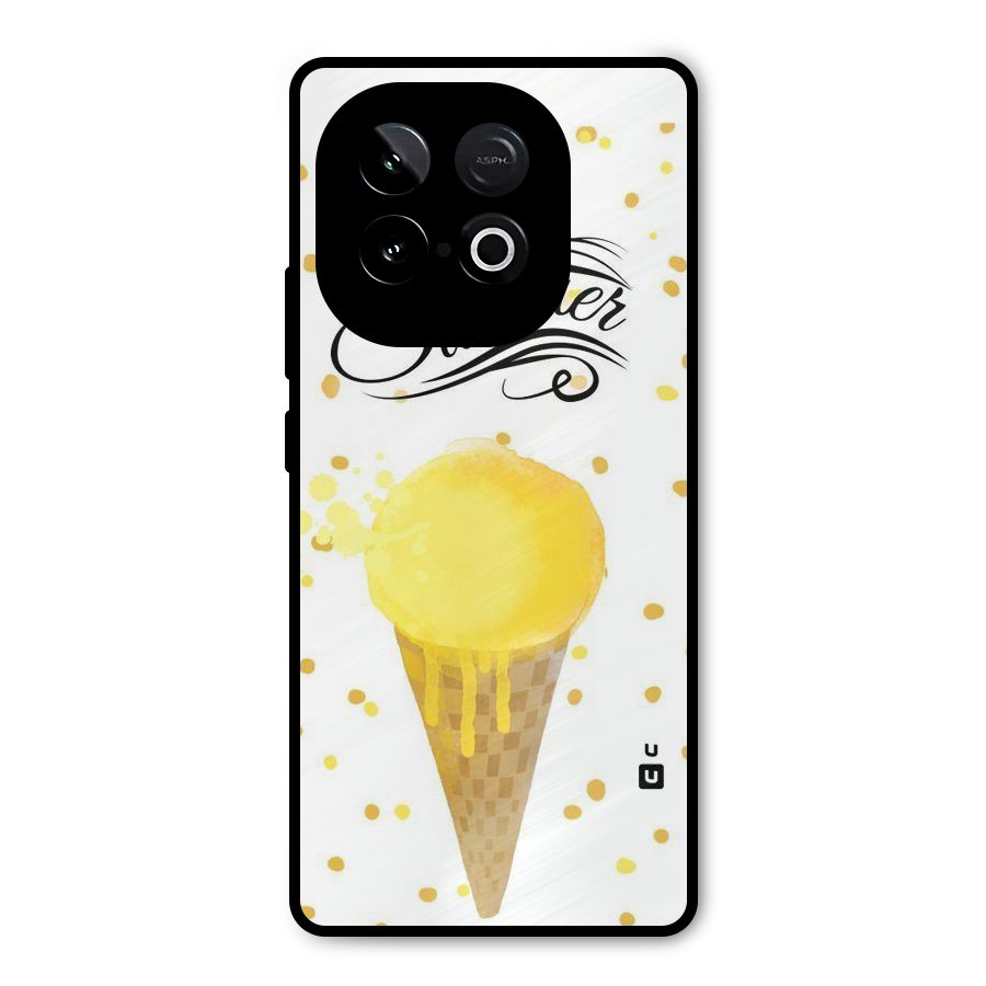 Ice Cream Summer Metal Back Case for iQOO Neo 10
