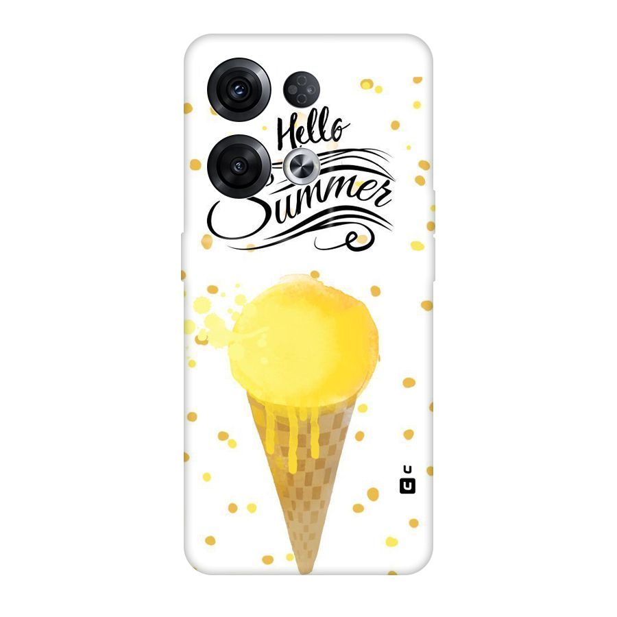 Ice Cream Summer Original Polycarbonate Back Case for Oppo Reno8 Pro 5G