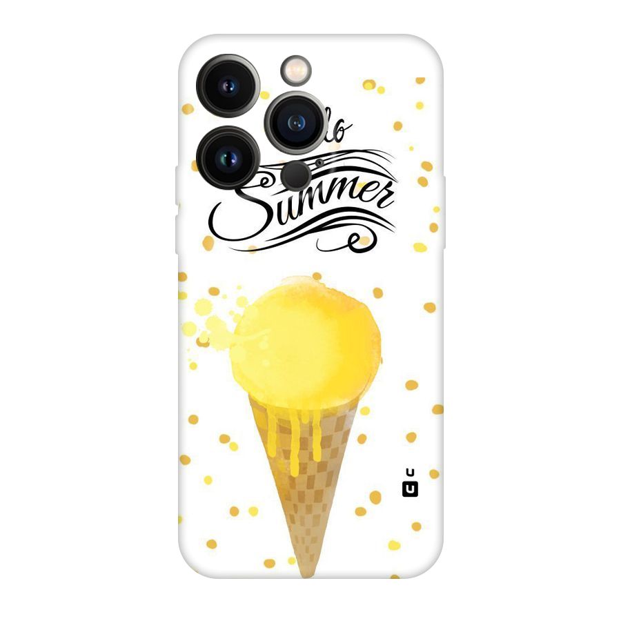 Ice Cream Summer Original Polycarbonate Back Case for iPhone 14 Pro