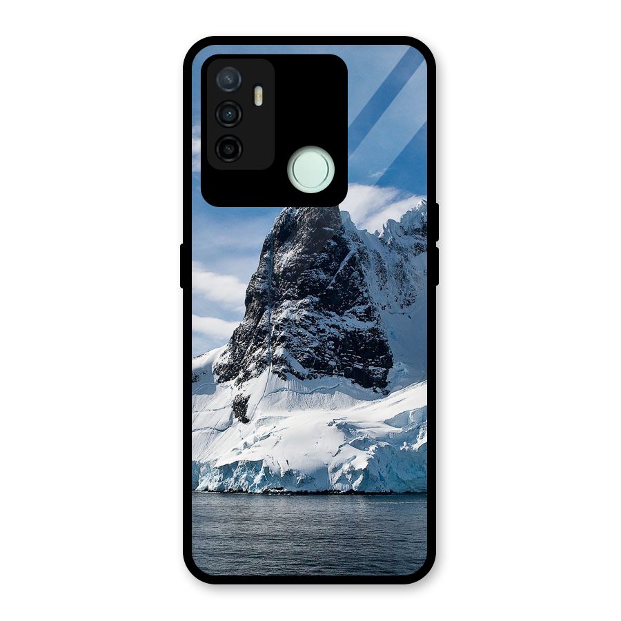 Ice Mountains Glass Back Case for Oppo A53