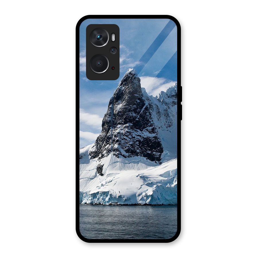 Ice Mountains Glass Back Case for Oppo K10 4G