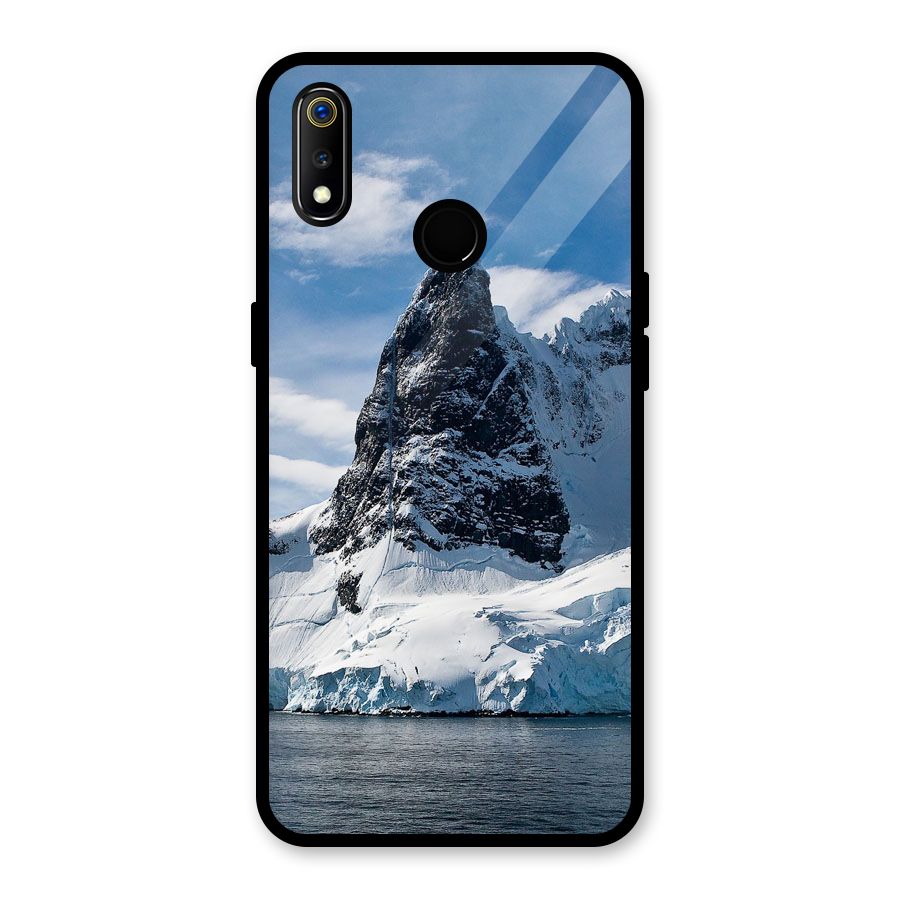 Ice Mountains Glass Back Case for Realme 3i