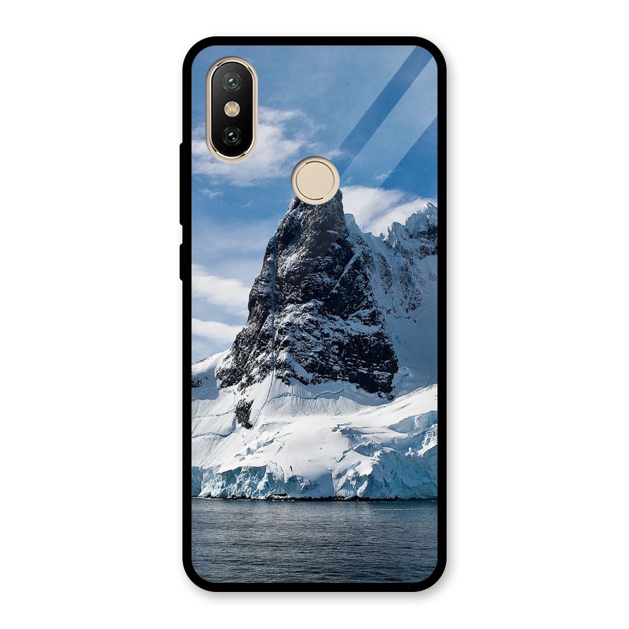 Ice Mountains Glass Back Case for Redmi A2