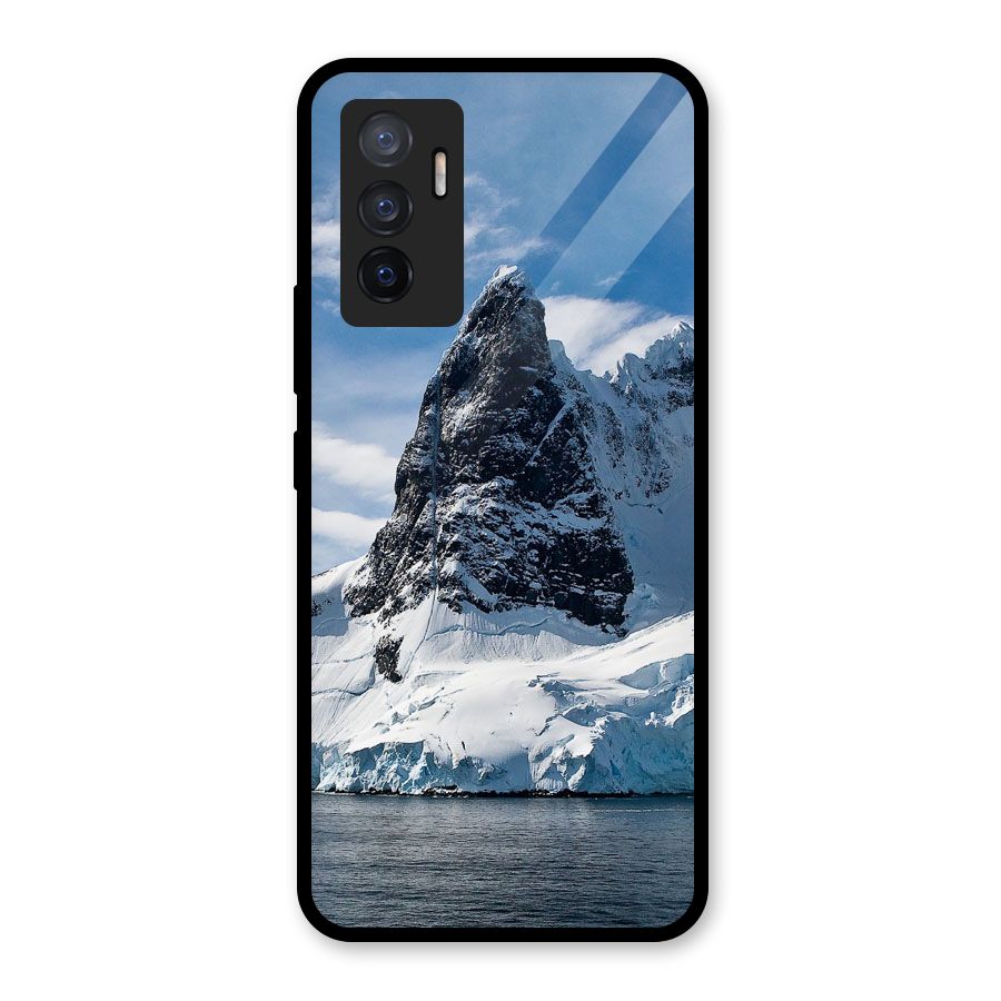 Ice Mountains Glass Back Case for Vivo V23e