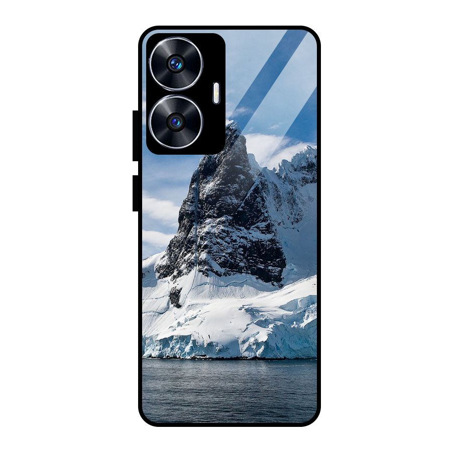 Ice Mountains Glass Back Case for realme C55
