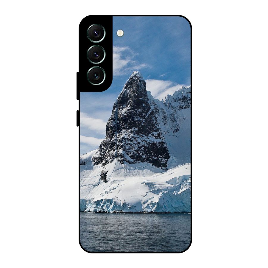 Ice Mountains Metal Back Case for Galaxy S22 Plus 5G