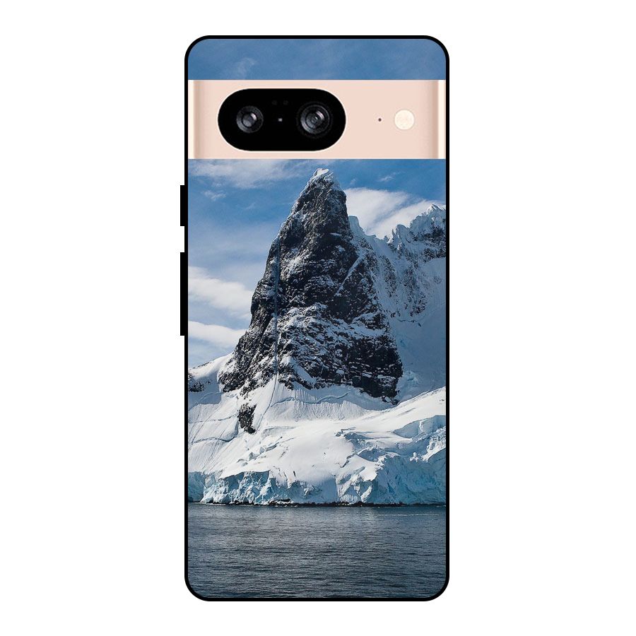 Ice Mountains Metal Back Case for Google Pixel 8