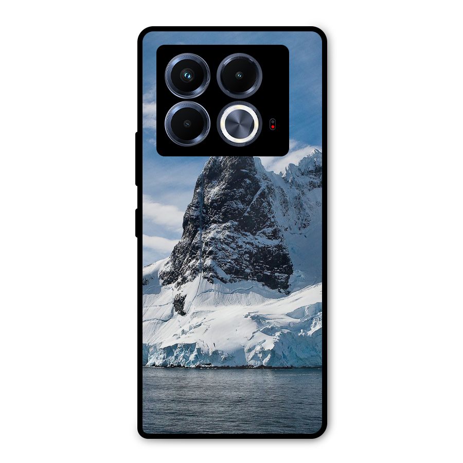 Ice Mountains Metal Back Case for Infinix Note 40 5G