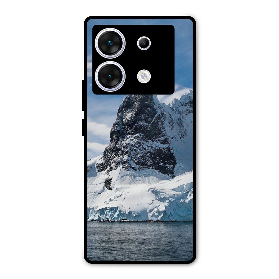 Ice Mountains Metal Back Case for Infinix Zero 30 5G
