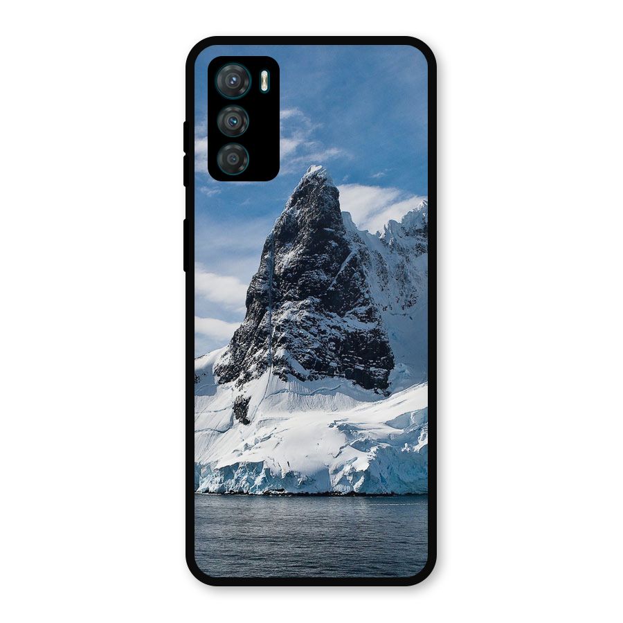 Ice Mountains Metal Back Case for Moto G42