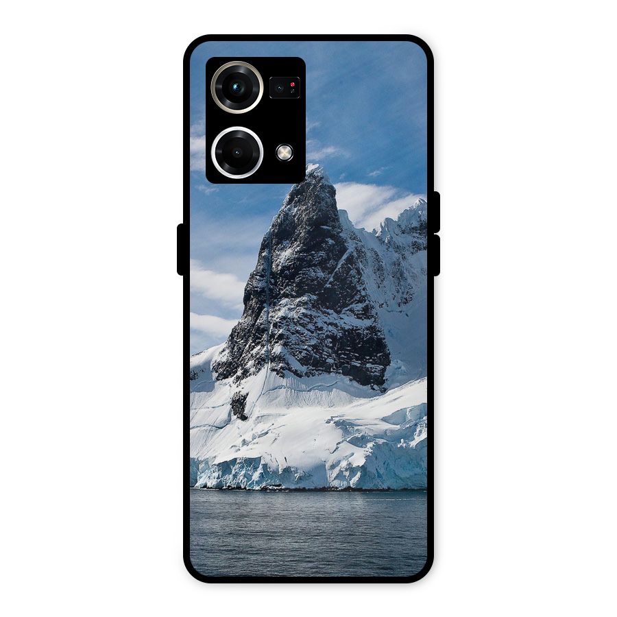 Ice Mountains Metal Back Case for Oppo F21s Pro 4G