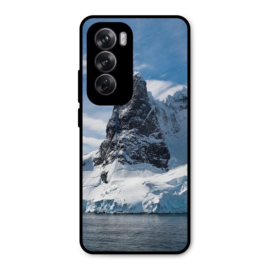 Ice Mountains Metal Back Case for Oppo Reno12 Pro