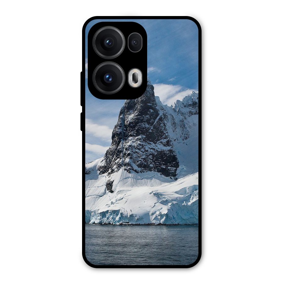 Ice Mountains Metal Back Case for Oppo Reno13 Pro