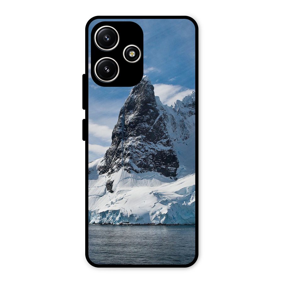 Ice Mountains Metal Back Case for Poco M6 Pro
