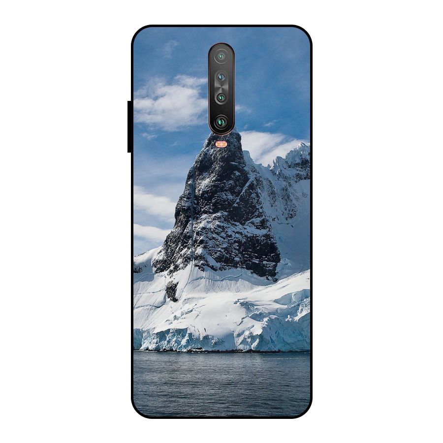 Ice Mountains Metal Back Case for Poco X2