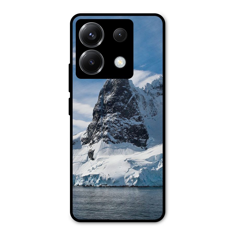 Ice Mountains Metal Back Case for Poco X6