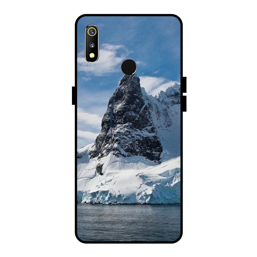 Ice Mountains Metal Back Case for Realme 3i