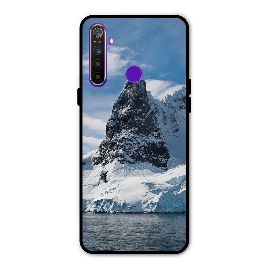 Ice Mountains Metal Back Case for Realme 5