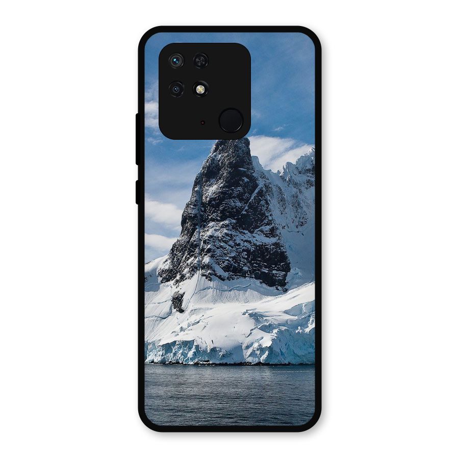 Ice Mountains Metal Back Case for Redmi 10 Power