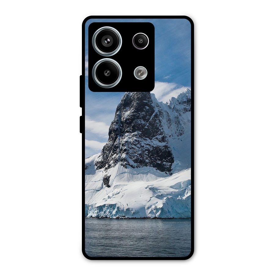 Ice Mountains Metal Back Case for Redmi Note 13 Pro 5G