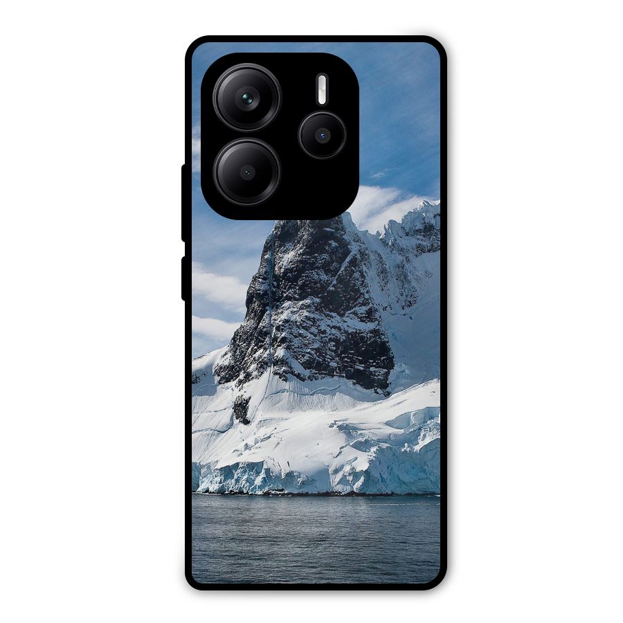 Ice Mountains Metal Back Case for Redmi Note 14 5G