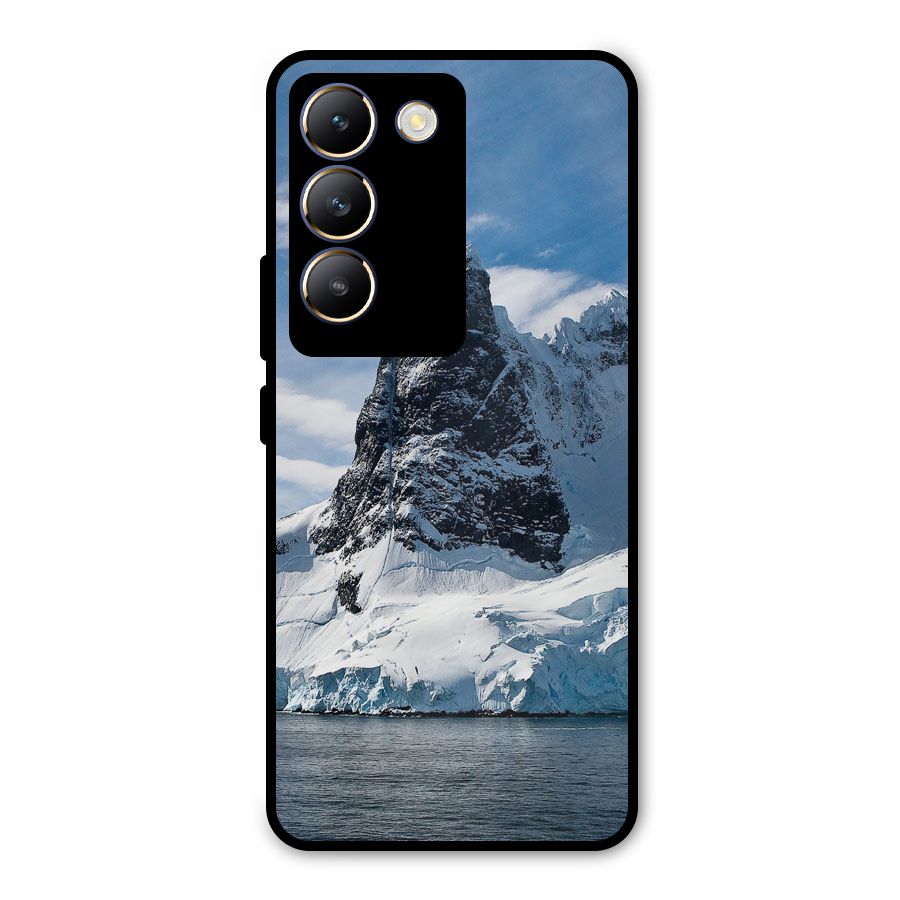 Ice Mountains Metal Back Case for Vivo T3 5G