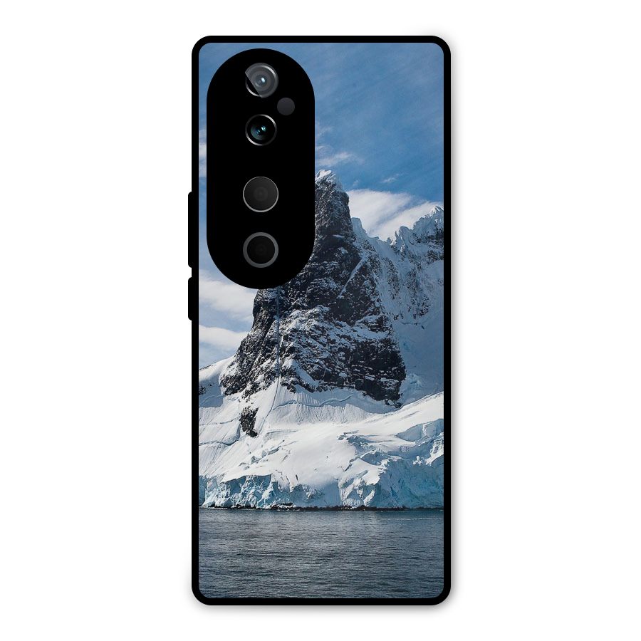 Ice Mountains Metal Back Case for Vivo T3 Ultra